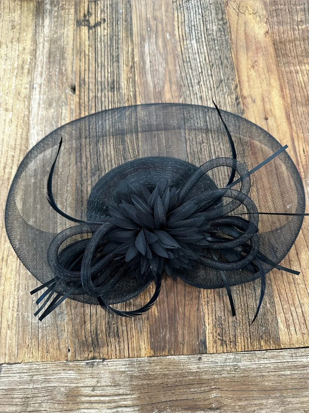 Elegant Black Women's Fascinator Hat